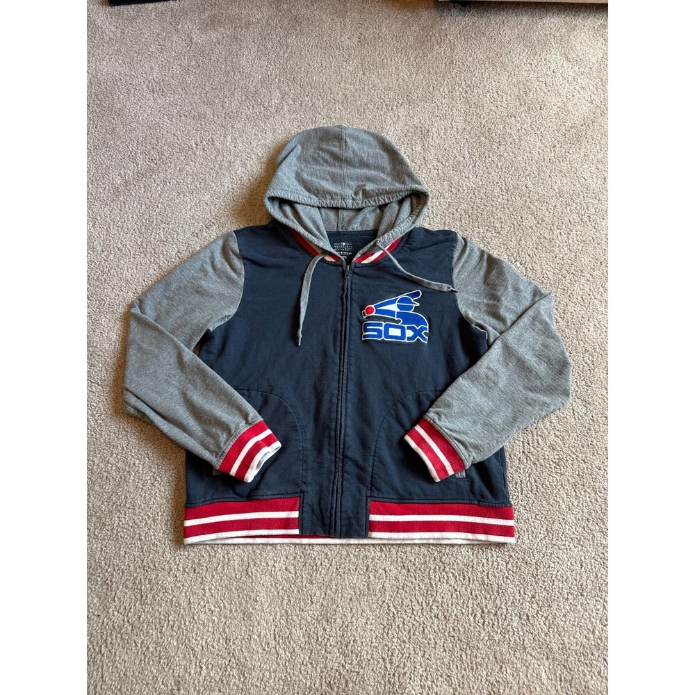 Chicago White Sox MLB 5th & Ocean Youth Zip Up Jacket Size XL